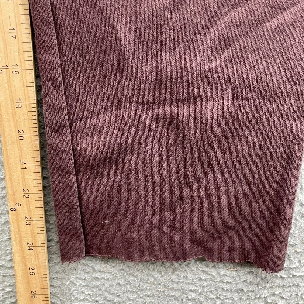 North Face Sweatpants Men's Medium Brown Fleece Cropped Gym Training Sports Gorp